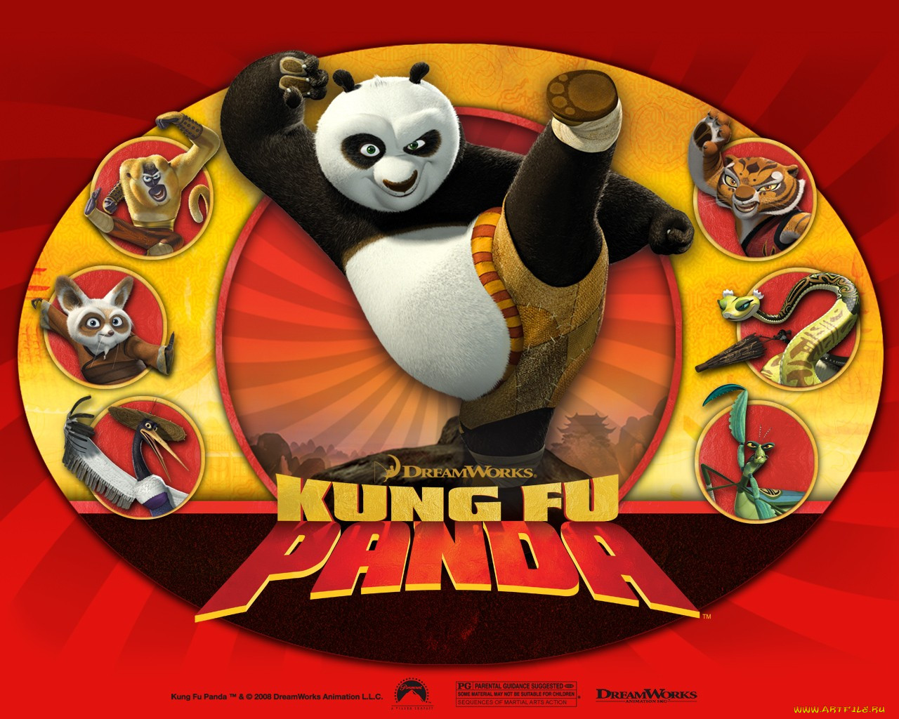 kung, fu, panda, 